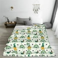 thumbnail image 5 of Salouo St. Patrick's day Print Bed Blankets, Flannel Blanket Comfortable Air Conditioning Blanket Lightweight Blanket for Sofa Bed Travel & Couch-80"x60", 5 of 7