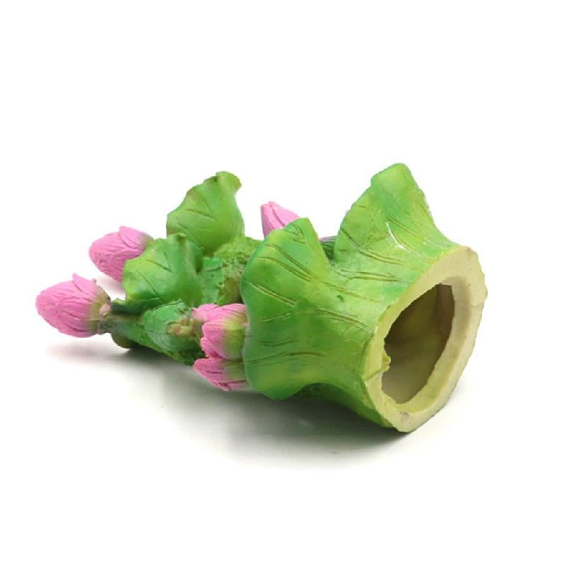 BQBQERT Fish Tanks Artificial Lotuses Simulation Landscape Large Plant FishTank Landscaping Fish Tanks Plant