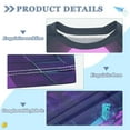 thumbnail image 2 of FORMRS Boys Rash Guard Short Sleeves Swim Shirt Quick Dry UPF 50+ Sun Protection, Sizes 3-12T, Pink Neon Road, 2 of 6