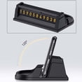thumbnail image 4 of LOVIVER Temporary Car Parking Phone Number Car Phone Holder Pad Mat Parking License Card, 4 of 8