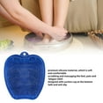 thumbnail image 4 of Feet Cleaner, Shower Foot Scrubber Silicone Odour Removal  For Bathroom Blue, 4 of 8
