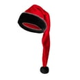 thumbnail image 2 of HomelyJoy Premium Plush Santa Hat for Adults, Extra Long & Big Oversized Christmas Hat, Thickened Velvet for Holiday Party, Festive Xmas Supplies, 2 of 4