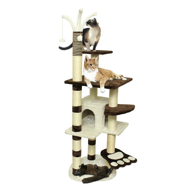 Buy walmart cat toys on alibaba.com at unbeatable offers and enjoy the outcomes. oxgord 64 in cat tree condo scratching post tower brown
