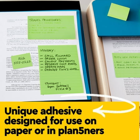 Post-it Notes, 3 in x 5 in, Floral Fantasy, 5 Pads