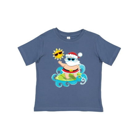 

Inktastic Surfing Santa Gift Baby Boy or Baby Girl T-Shirt