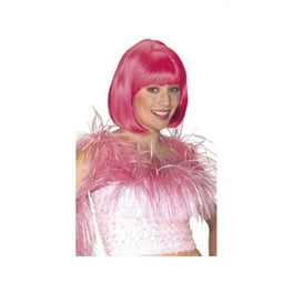EFINNY Red Short Straight Hair Wig, Flapper Cosplay Costume Bob