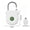 White, variant on Smart Fingerprint Padlock 0.5s Fast Recognition 20 Fingerprints Type-C Rechargeable Anti-Theft Lock