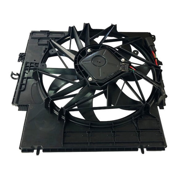 Radiator Fan Assembly - Compatible with 2013 - 2017 BMW X3 xDrive28i 2014 2015 2016
