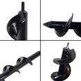 thumbnail image 2 of Garden Auger, Hex Handle Stainless Steel, Deep Plough Digging, Flower Growing Shrub Tool(diameter: 8cm Length: 30cm), 2 of 4