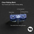 thumbnail image 7 of [UL Listed] MulWark 242pc Assorted Automotive Fuses Kit, Standard Auto Car Truck Blade Fuses Set, ATC/ATO+ATM Mini-Automotive-Blade-Fuse Assortment Kit-2A 3A 5A 7.5A 10A 15A 20A 25A 30A 35A 40A, 7 of 7