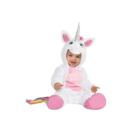 Unicorn Halloween Costume for Infants, 6-12 Months, with Attached Hood