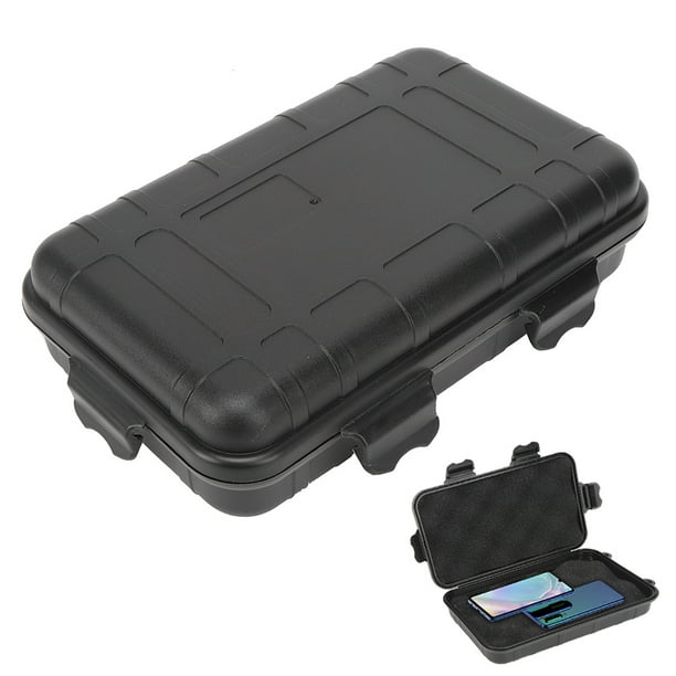 Tbest Mobile Phone Waterproof Box, Storage Box, Black Tool Container, Shockproof Waterproof For Edc Tool Mobile Phone