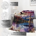 thumbnail image 2 of Spirit of Freedom Majestic Eagle Blanket,American Flag Cross Patriotic Throw Blankets,Gifts for Adults,Lightweight Soft Fleece,for Sofa Couch Bed Room Travel,Birthday Christian Decor,40x50in, 2 of 8