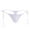 White, variant on Valentine's Day Gifts for Him Meitianfacai Men's Underwear New Elastic Ice Silk Men's Lace-up Underwear Seamless Breathable Thong T-pants Mens Thong Underwear Yellow