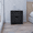 Black, variant on Wenge Nightstand with Drawer and Casters, Space Saving End Table for Bedroom Living Room, 18.9W Particle Board Side Table, Easy Assembly