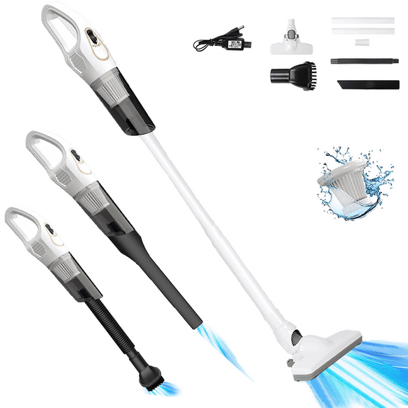 3 in 1 Lightweight，Vehicle Mounted Cordless Vacuum Cleaner, Powerful Suction , Handheld Vacuum for Pet Hair Hard Floor Home