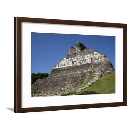 Stucco Frieze, Castillo, Xunantunich Mayan Ruins, Outside San Ignacio, Belize, Central America Framed Print Wall Art By Richard (Best Mayan Ruins Belize)