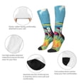 thumbnail image 3 of Vsdgher Pop Art Colorful Cows Knee Socks, High Socks Long Stretchy Sock Women Knee High Stocking, Long Socks for Women, 3 of 6