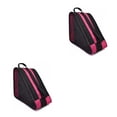 thumbnail image 2 of Sonducket Patines de malla lateral para patines, bolso para zapatos, protectora, bolsa para zapatos de patín, compartimento de colección en Rosado 2piezas Sonducket CBP265176, 2 of 6