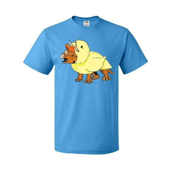 Inktastic Easter Duck Triceratops T-Shirt