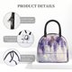 thumbnail image 4 of Disketp Lavender Blooms Window Bolsa Térmica para Almuerzo, Lonchera con Abertura Amplia y Gran Capacidad, Organizador Reutilizable para Mujeres, Hombres y Adultos, 4 of 6