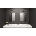 thumbnail image 2 of Parcelle Integrated LED Matte Black Vanity Light, 2 of 6