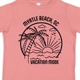 thumbnail image 4 of Inktastic Summer Vacation Mode Myrtle Beach South Carolina Boys or Girls Toddler T-Shirt, 4 of 5