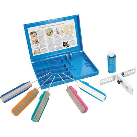 Gatco Edgemate 5-Piece Knife Diamond Sharpening System + Honing Stones