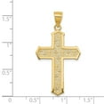thumbnail image 3 of 14K Yellow Gold Charm Pendant Themed 34 mm 19 Passion Cross, 3 of 4