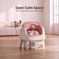 thumbnail image 5 of Self Cleaning Cat Litter Box, Automatic Litter Box with Open Top, Safety Sensors, Anti-Pinch Protection, Pink, 5 of 9