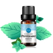 Peppermint Essential Oil 100% Pure Organic Therapeutic Grade Peppermint Oil for Diffuser, Sleep, Perfume, Massage, Skin Care, Aromatherapy, Bath - 10ML