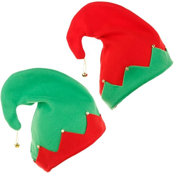 wonima02 Christmas Hat Elf Hat for Adults Women Xmas Costumes Decoration Hat Accessories