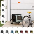 thumbnail image 2 of vidaXL Pet Bike Trailer Bicycle Cargo Dog Stroller Oxford Fabric and Iron, 2 of 27
