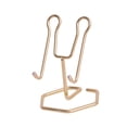 thumbnail image 4 of Soporte para teléfono, soporte universal de alambre de metal, elegante para teléfono móvil, ideal para oficina, sala de estar, dormitorio Oro, 4 of 8