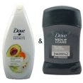 thumbnail image 1 of Body Wash Invigo Ritual 500 by Dove & Roll-on Stick Silver Control 50ml by Dove, 1 of 1
