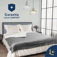 thumbnail image 3 of Cobija Cobertor Aborregado Queen Laila Comfort 100% Microfibra de Poliéster Gris Claro, 3 of 9