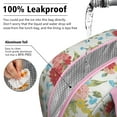thumbnail image 5 of Lunch Bag Lunch Box for Women Reusable Insulated Lunch Cooler Bags,Large Capacity for Work Travel Picnic,Water-Resistant Pioneer Colorful Floral Lunch Tote Bag Gifts for Woman Mom Pink, 5 of 6
