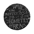 thumbnail image 2 of Easygdp Black Scientific Automobile Tire Dust Cover, 14-17in Spare Tire Cover Universal Fit for Trailer, Car, Truck, SUV, Jeep - 14 inch, 2 of 9