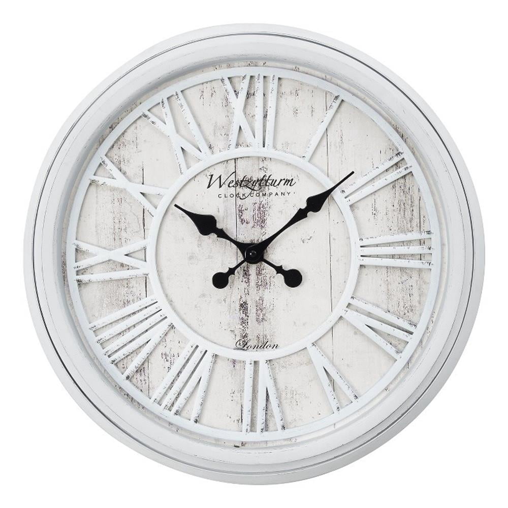 Clocks - 20" Round - Wall Clock - Gray - Transitional