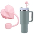 thumbnail image 3 of Tumbler Plugs Paja Corazón Diamantes para 30/40 Oz Tazas, 3 of 9