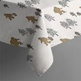 thumbnail image 3 of White Bigfoot and Tree Pattern Rectangle Tablecloth 60"x84",Waterproof Polyester Rectangle Table Cloth, Wipeable Spillproof Polyester Tablecloth for Dining, Camping, Indoor and Outdoor, 3 of 5