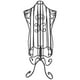 thumbnail image 1 of Houderco Soporte Negro De Hierro Para Colgar Ropa De Perro Y Exhibidor Resistente, 1 of 8