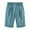 Green, variant on Oalirro Women's Plus Size Linen Shorts for Summer - Casual Printed Cotton Linen Pants with Elastic Waist, Comfortable & Breathable