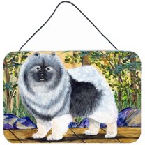 Carolines Treasures SS8127DS812 Keeshond Indoor Aluminum Metal Wall or Door Hanging Prints, 8 x 12", Multicolor