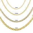 thumbnail image 3 of 14K Hollow Curb Link Chain (5, 24"), 3 of 5