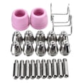 Theia Plasma Drag Cutting Tip 40A-60A - Extended Consumable For PT40/PT60 Torches (5 Tips + 5 Electrodes)