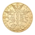 thumbnail image 2 of Regalo coleccionable de monedas conmemorativas chapadas en oro de constelación de 5 uds (Géminis), 2 of 6