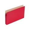 Smead 74231 3 1/2 Inch Expansion Colored File Pocket, Straight Tab, Legal, Red, 25/Box