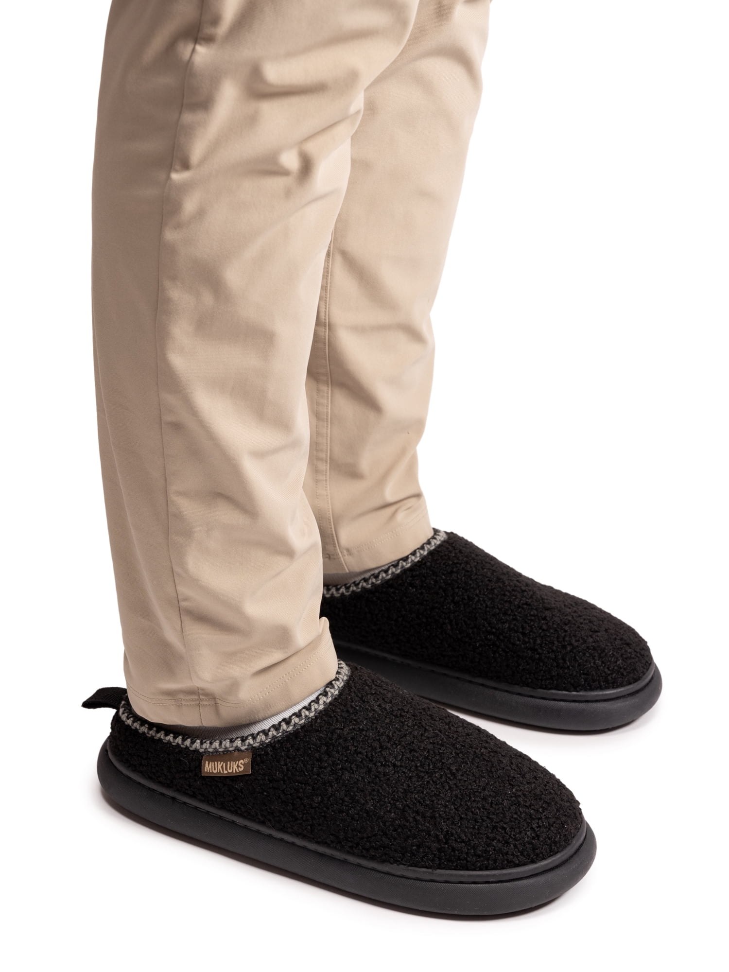 MUK LUKS Men's Bubble Sole Clog Slipper