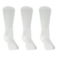 thumbnail image 3 of Noble Health Care Diabetic anti Skid Hospital Slipper Socks Women's 13-15, White (3 Pack), 3 of 6